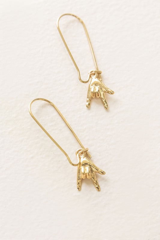 Rock On Hook Earrings