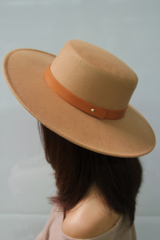 Classic Leather Band Fedora