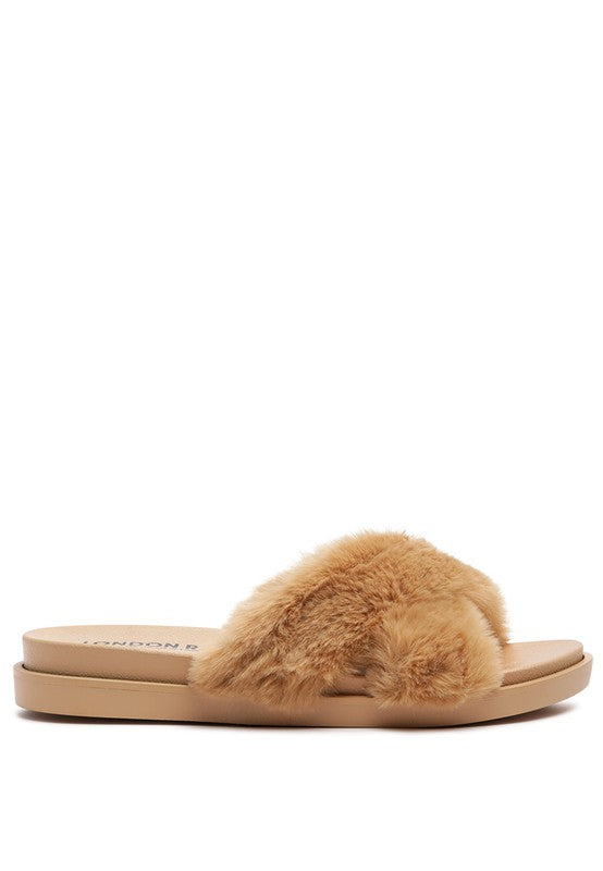 Comfy Fur Slip-On Flats