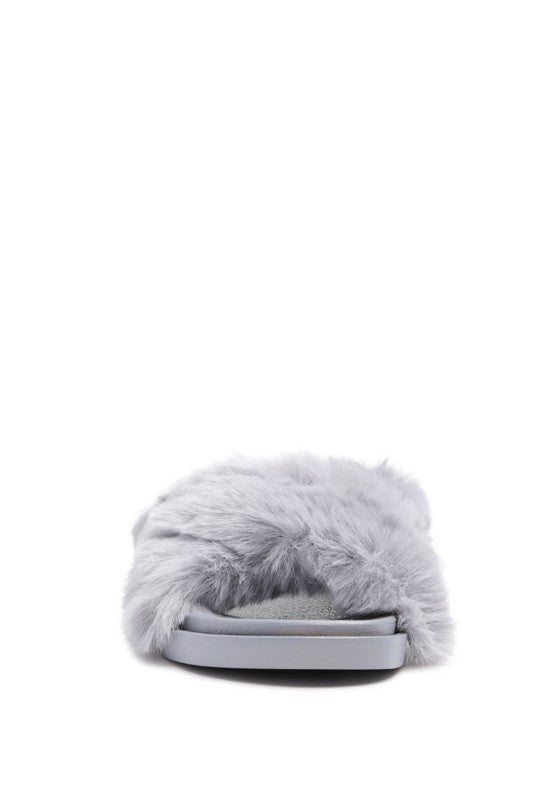 Comfy Fur Slip-On Flats