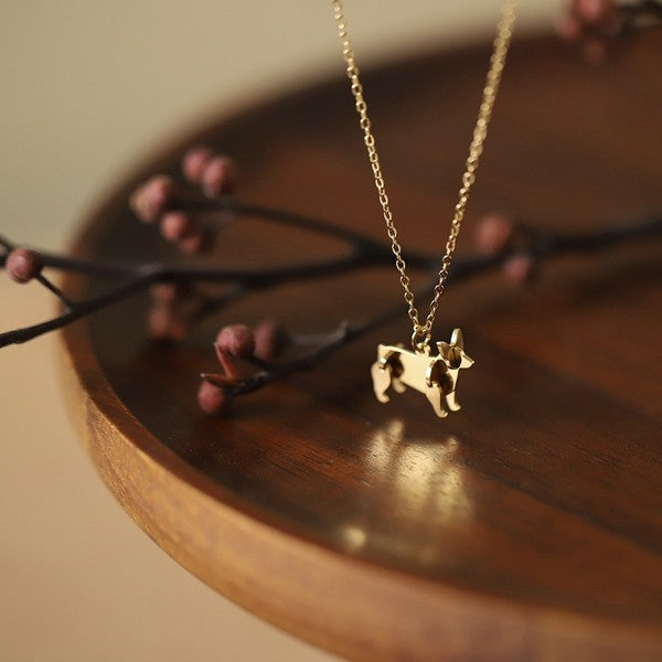 Dog and Cat Necklace with movable parts