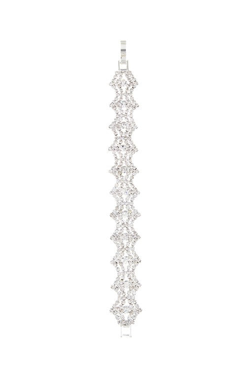 Diamond Shaped Rhinestone Bracelet