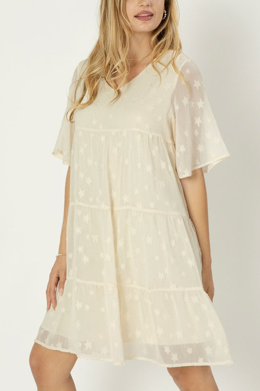 A-line Tiered Dress